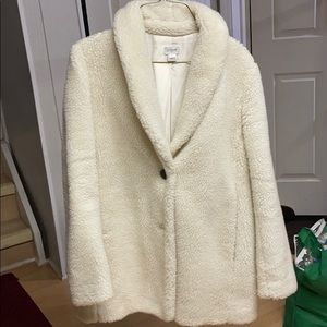 J. Crew Sherpa/Teddy Jacket
